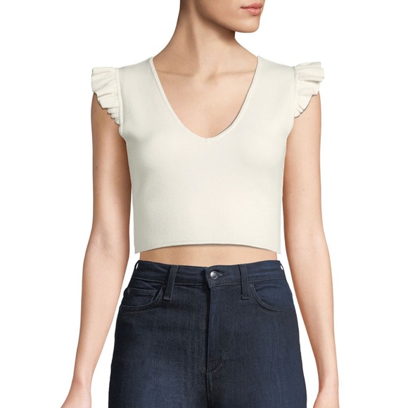 Club Monaco Scoobalyn Cropped Sweater - Picture 2 of 5